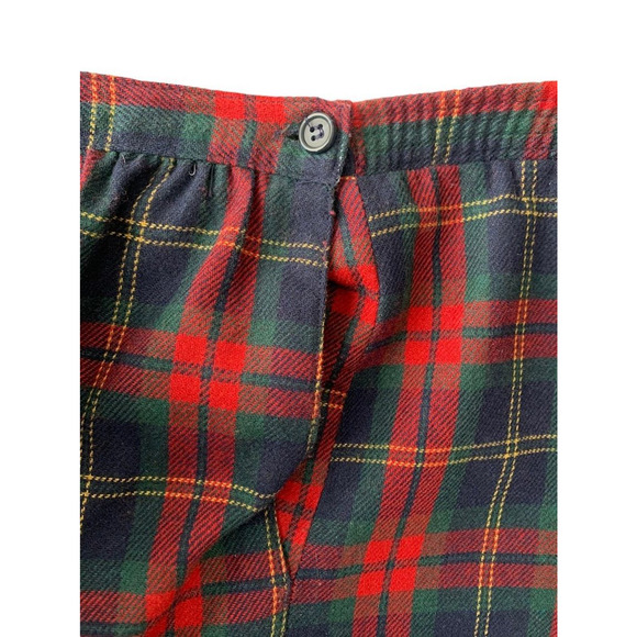 Vintage DK GOLD by Donnkenny Skirt Size 12 Plaid Wool Blend Holiday Academia - Picture 8 of 10
